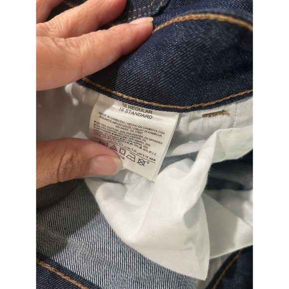 Old Navy Mid-Rise Rockstar Super Skinny Jeans Women’s Size 16 Denim Dark Wash - Picture 3 of 8